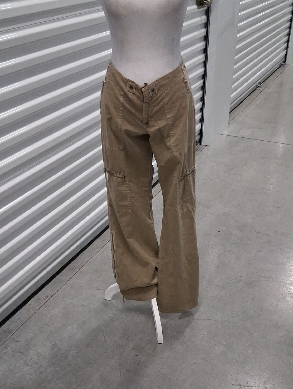 Forever 21 Linen Cargo Pant